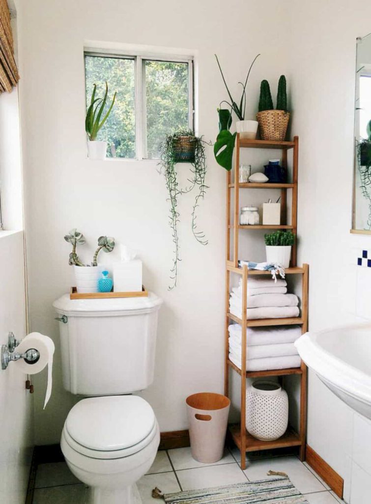 20+ Small and Creative Bathroom Shelf Ideas and Designs For 2020