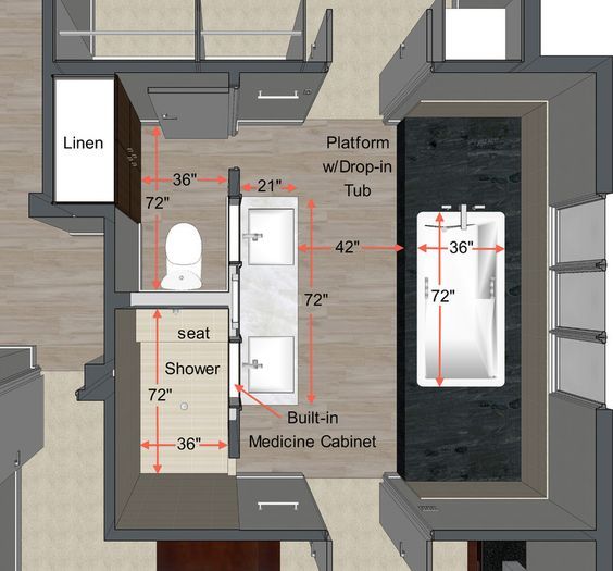 Small Power Room Dimensions 11