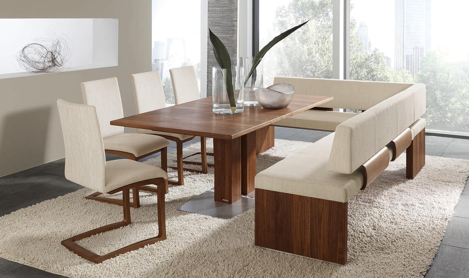 Stylist Modern Wooden Dining Table Designs Ideas