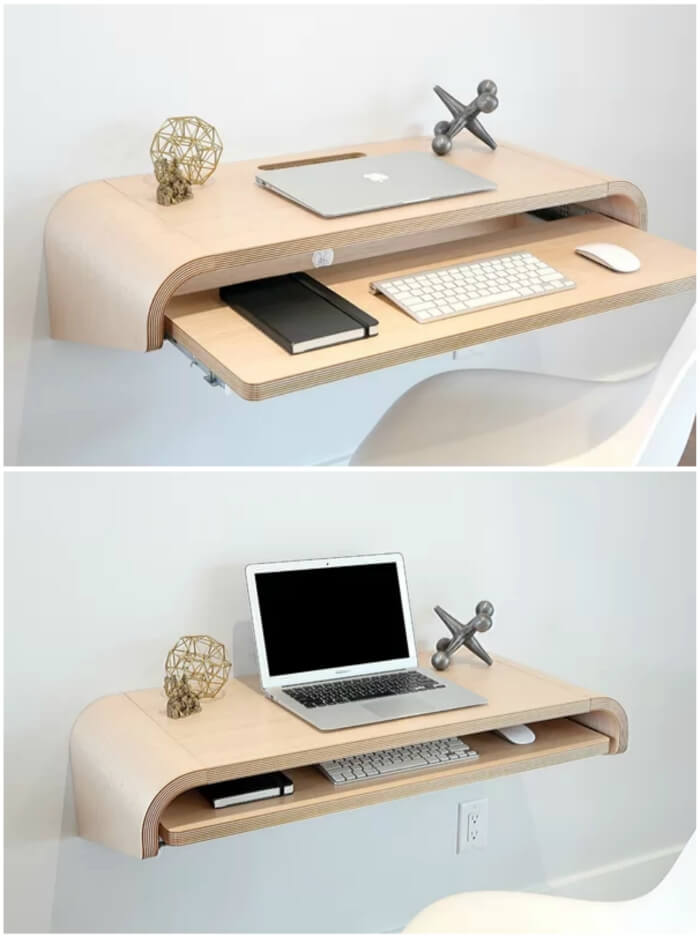 Mounted Desk Designs For DIY Enthusiasts 6