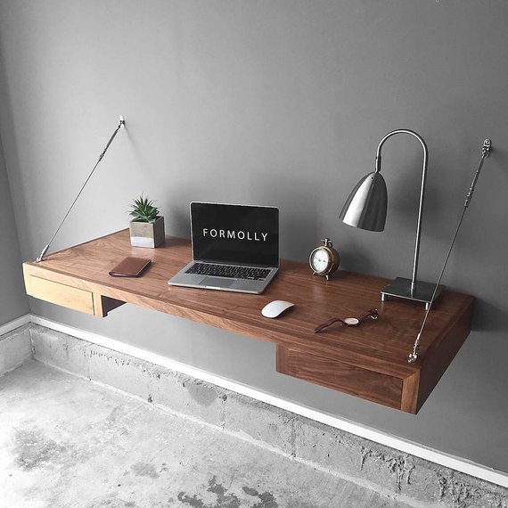 Mounted Desk Designs For DIY Enthusiasts 7