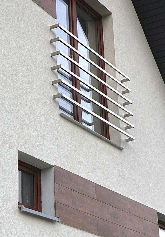 Simple Yet Modern Window Grill Designs to Decorate Windows 9