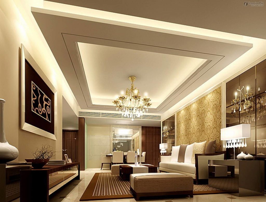 Modern POP False Ceiling Designs For Living Room