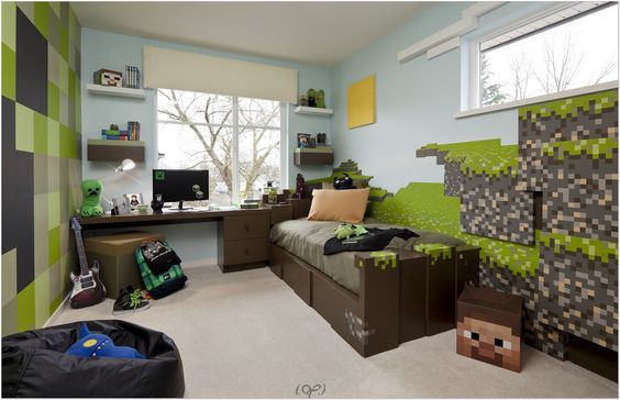 Minecraft Bedroom Ideas 1