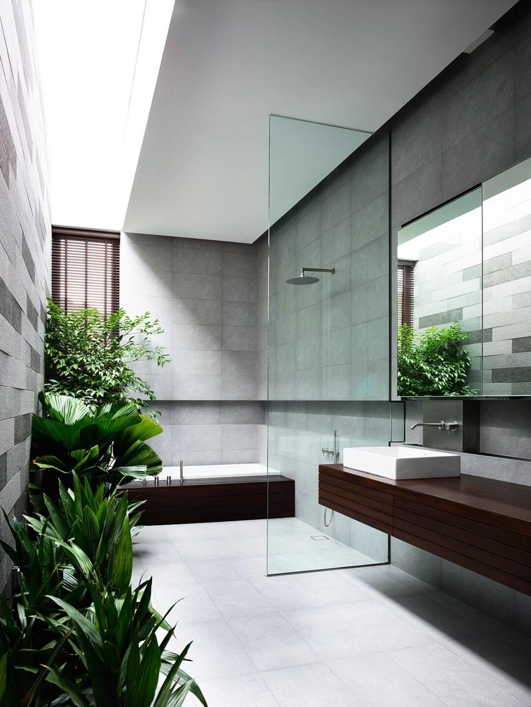 Tropical Bathroom Designs 10