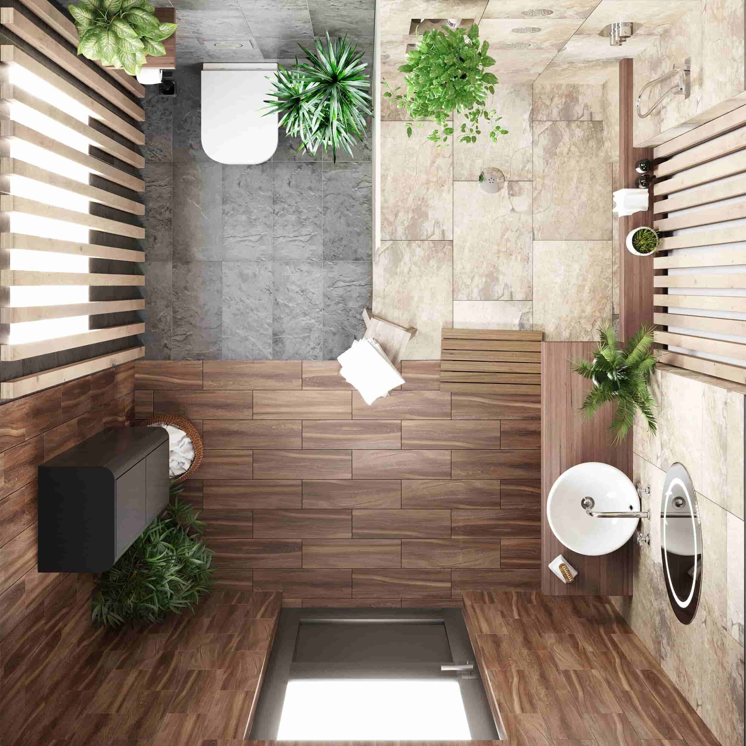 Tropical Bathroom Designs 4