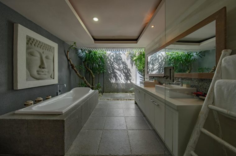 Tropical Bathroom Designs Feature Image