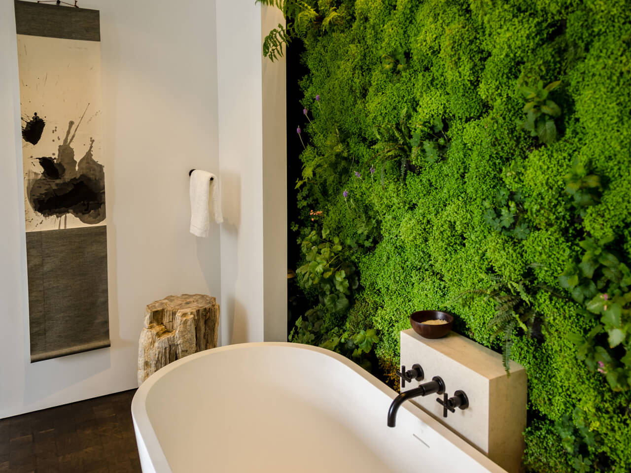 green bathroom 