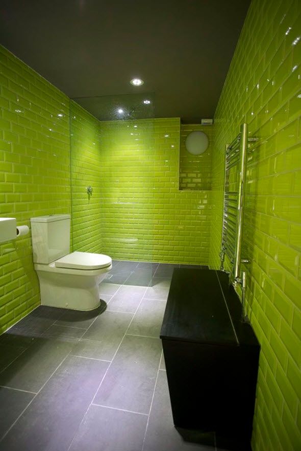 green bathroom 