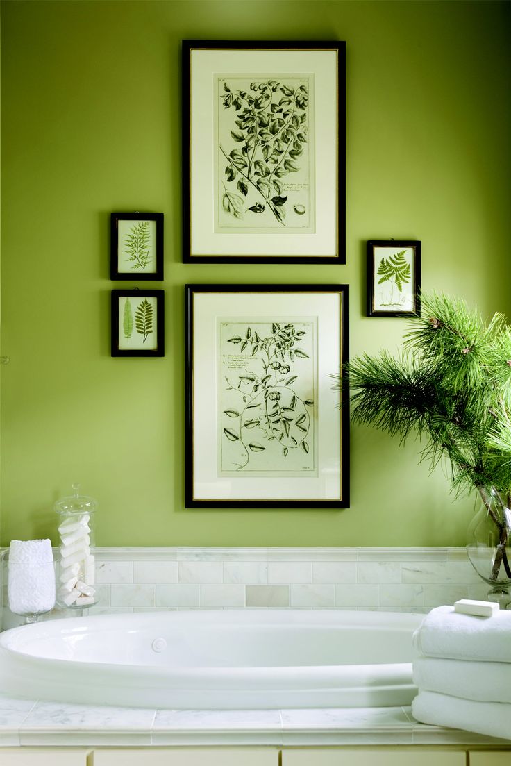 Mesmerizing Green Bathroom Interior Designs Ideas