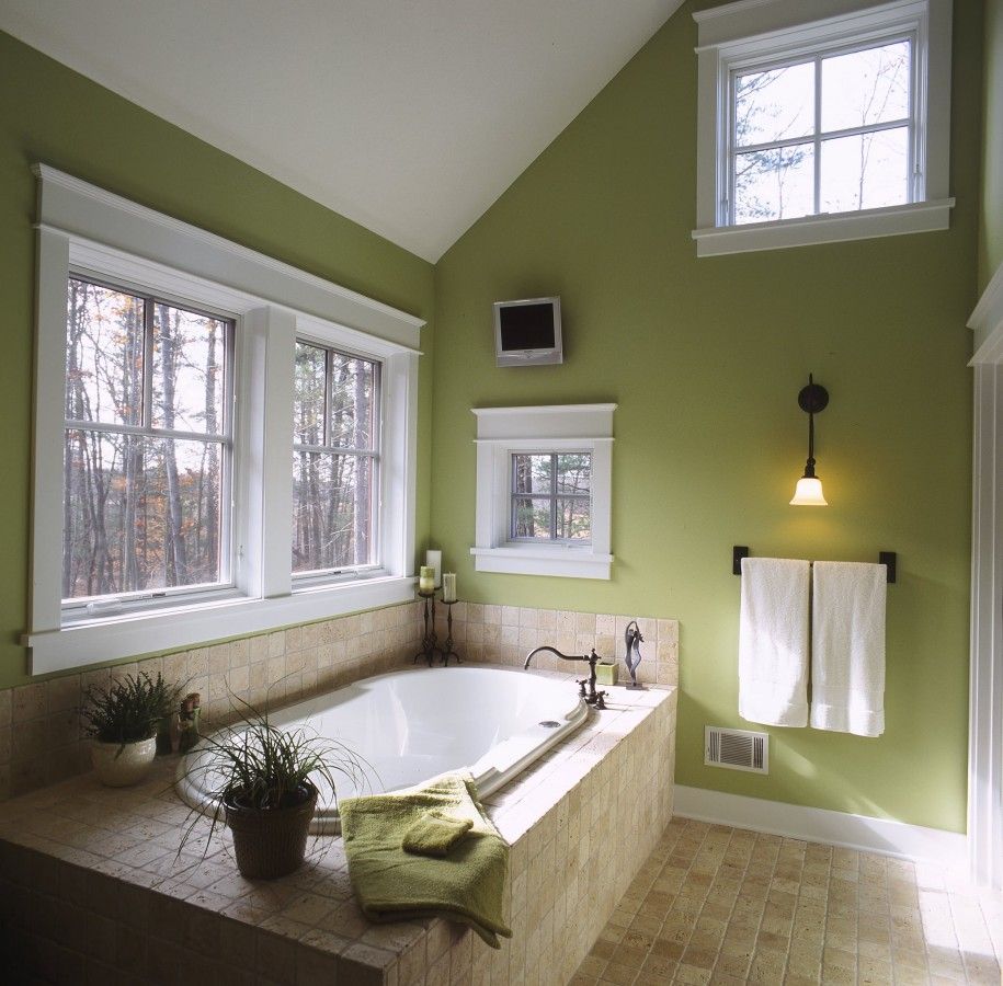 green bathroom 