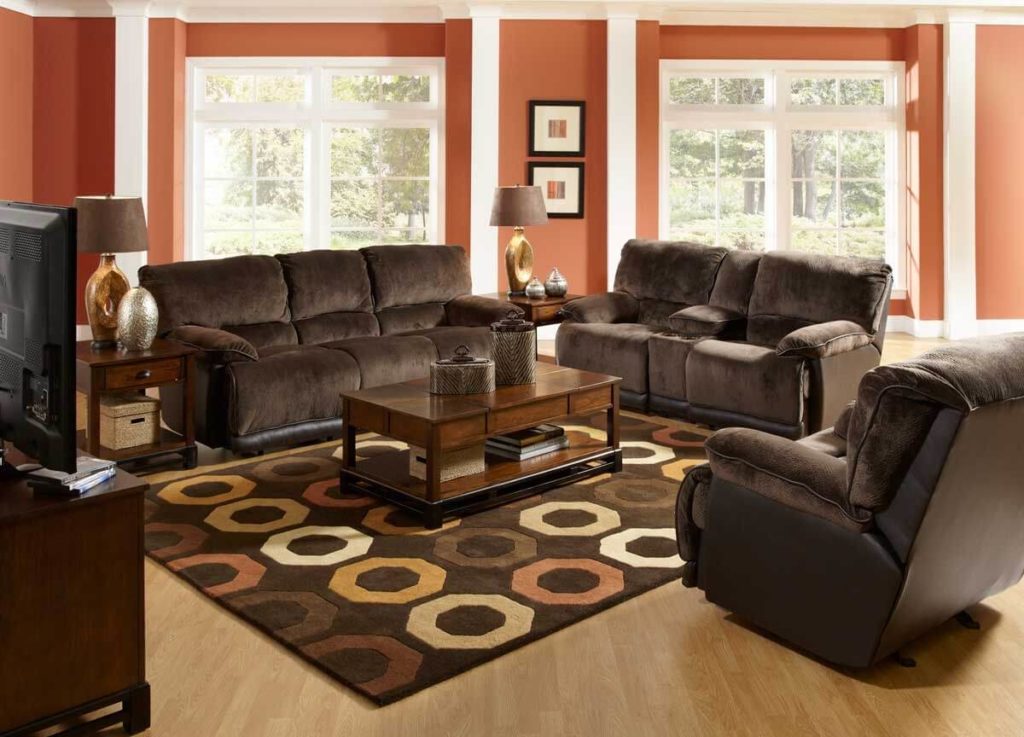 Living Room Decor With Dark Brown Couch - Inspiring Ideas
