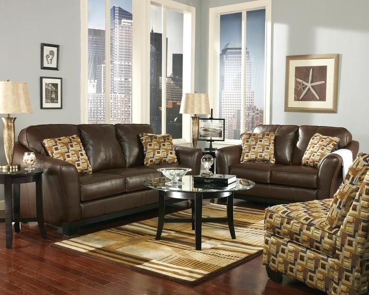 Living Room Decor With Dark Brown Couch - Inspiring Ideas