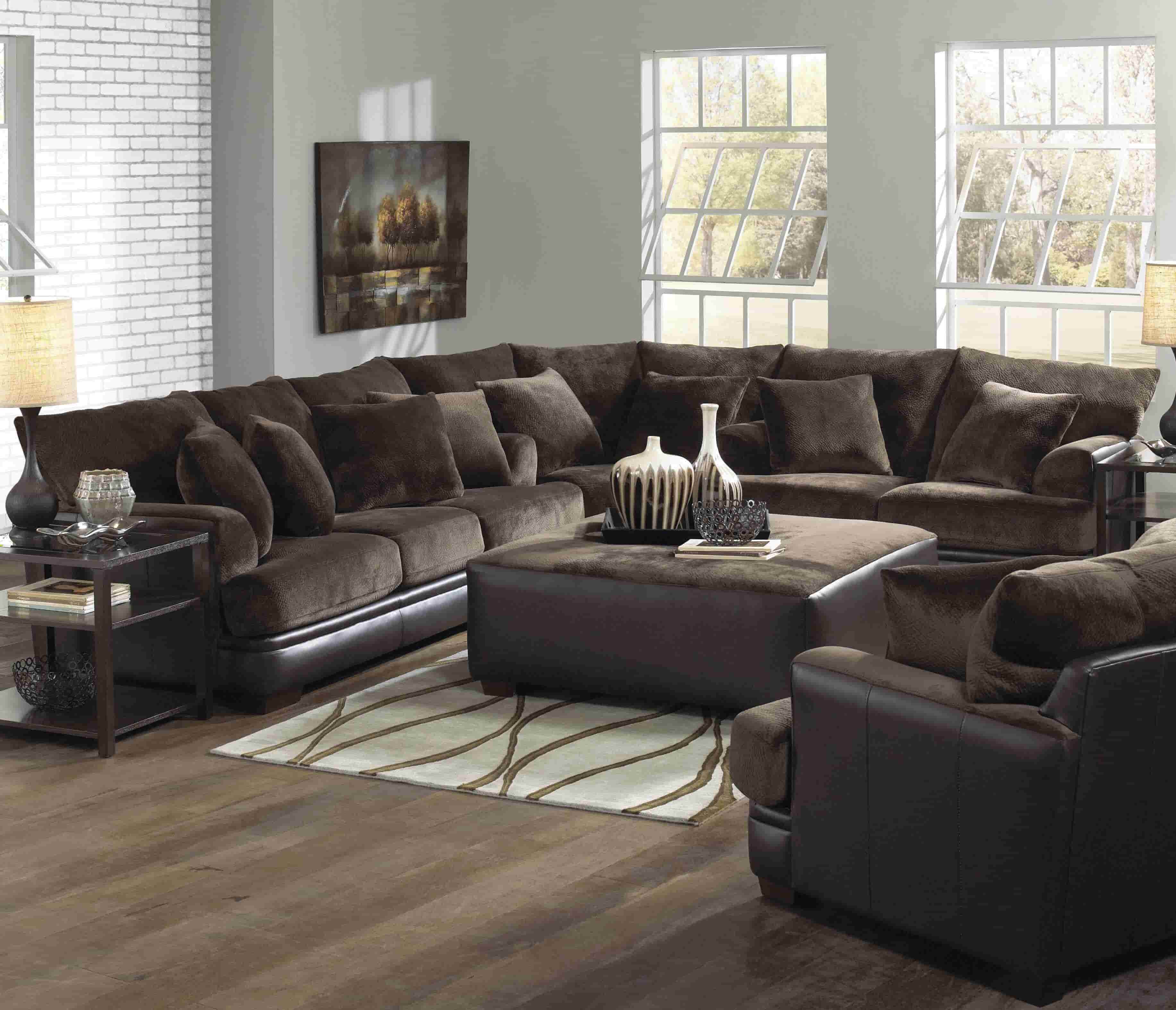 Living Room Decor Brown Furniture Home Design Ideas