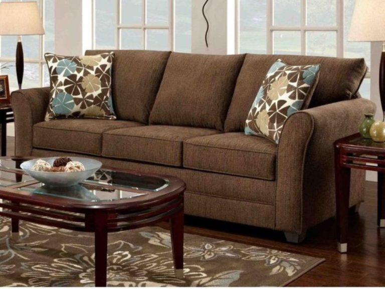 Living Room Inspiration Dark Brown Couch