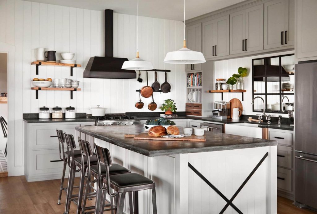 fixer upper lighting over kitchen table