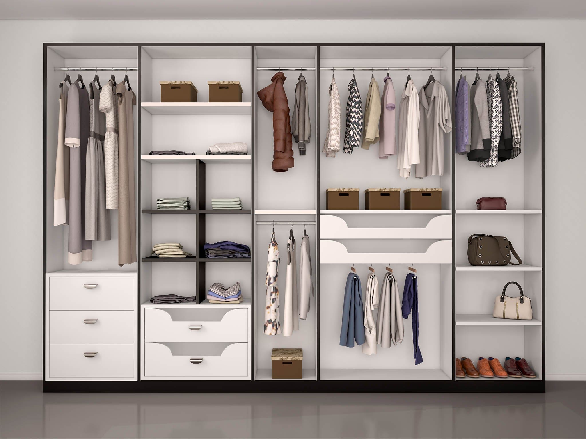 Inspiration Designs Of Female Wardrobe Ideas