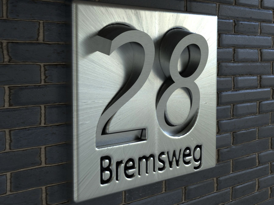 Name Plate For House 17