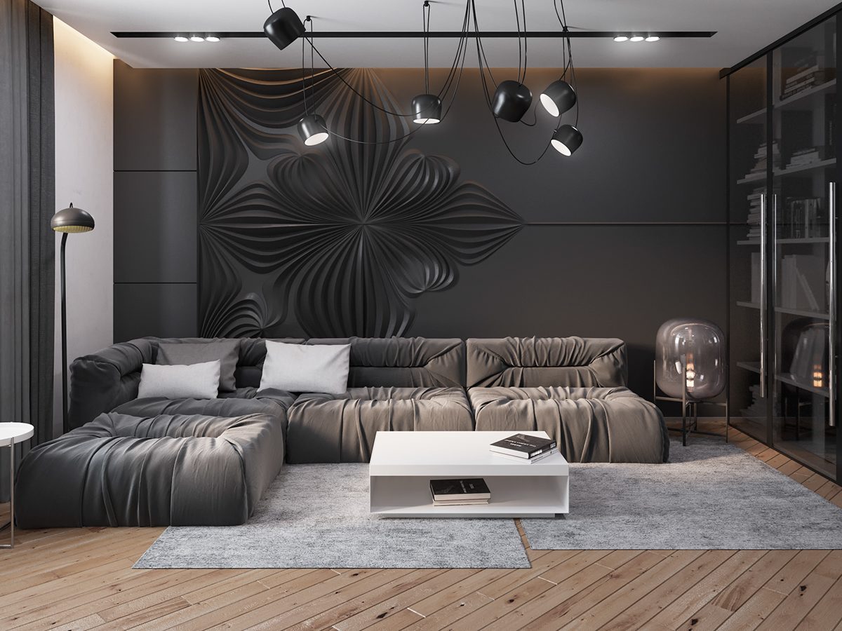 best texture for living room