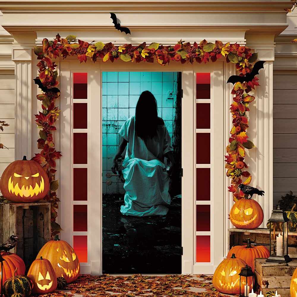 20+ House Door Decoration For Halloween 2020 - The Architecture Designs