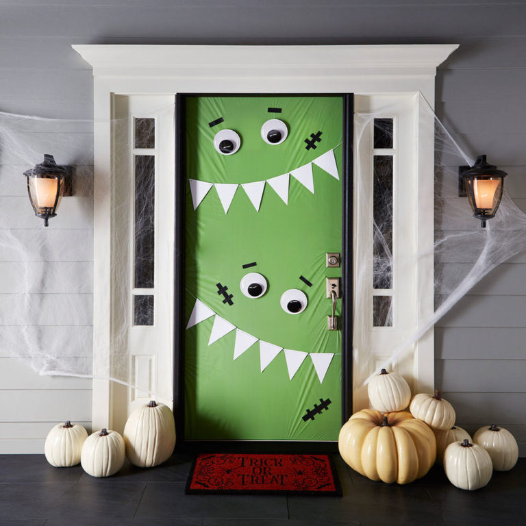 20 House Door Decoration For Halloween 2024   Door9 768x768 