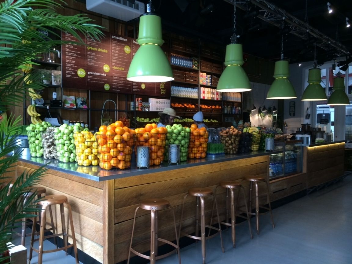 Interior Designs of Fruit Juice Shop