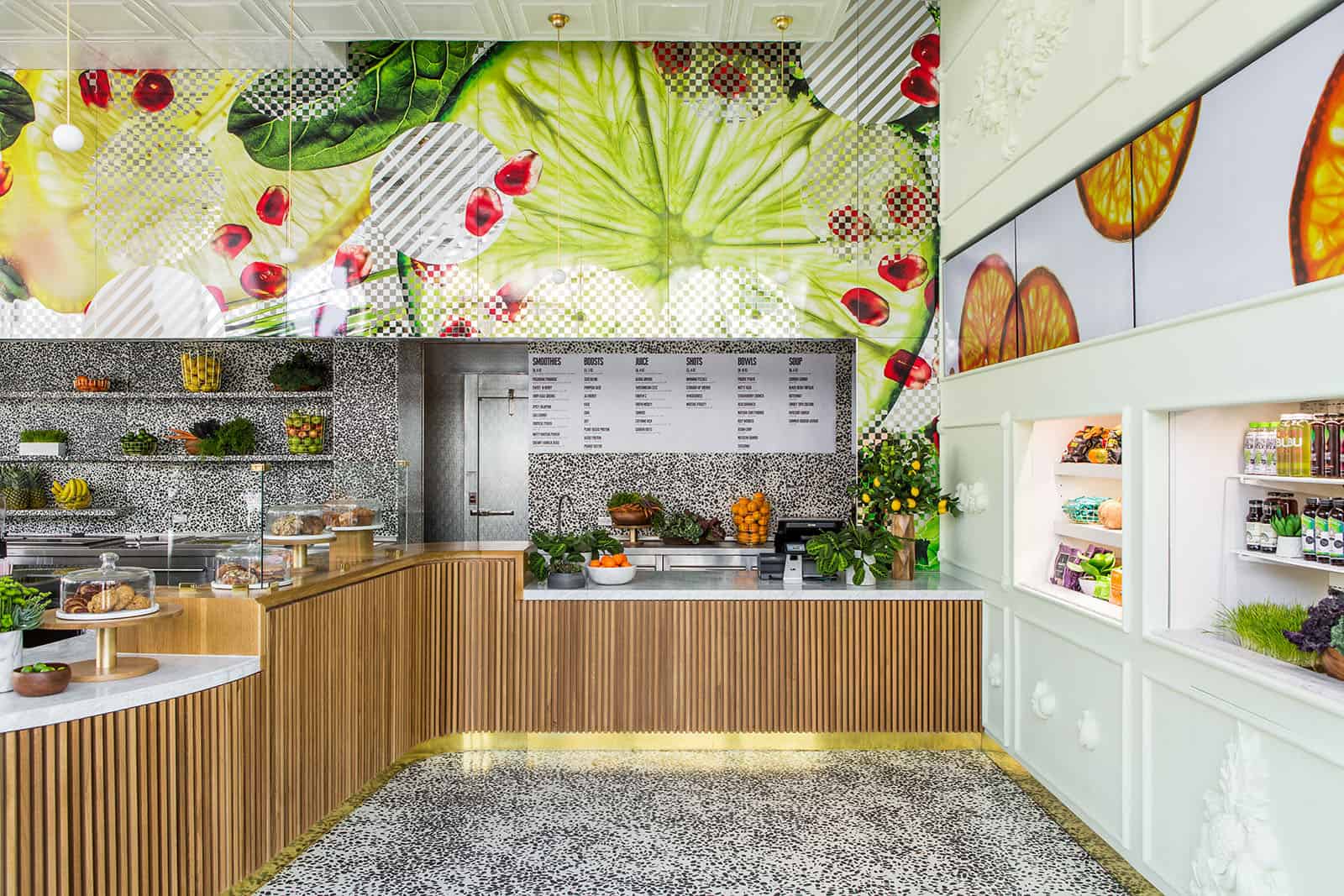 Inspirational Interior Designs of Fruit Juice Shop