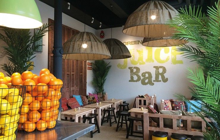 Interior Designs of Fruit Juice Shop