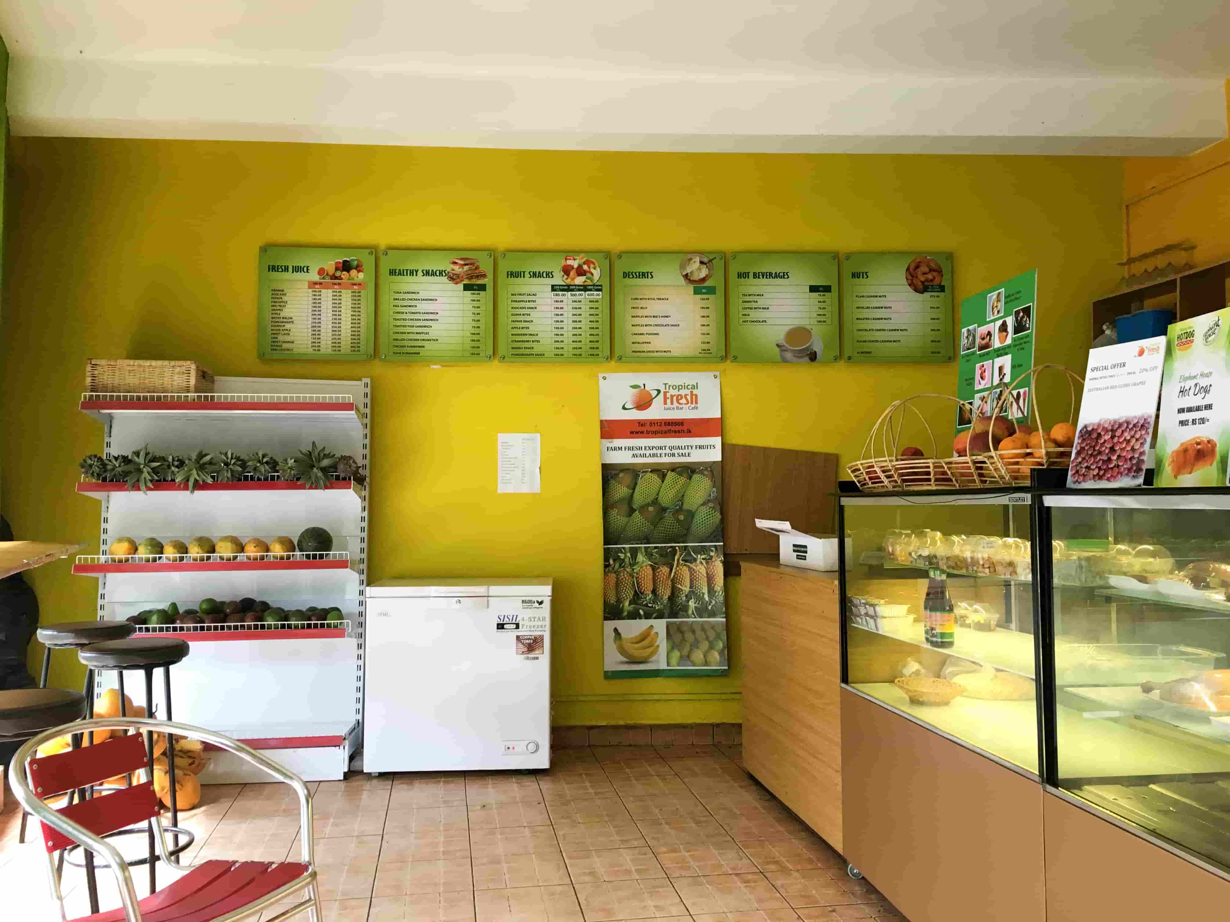 Interior Designs of Fruit Juice Shop