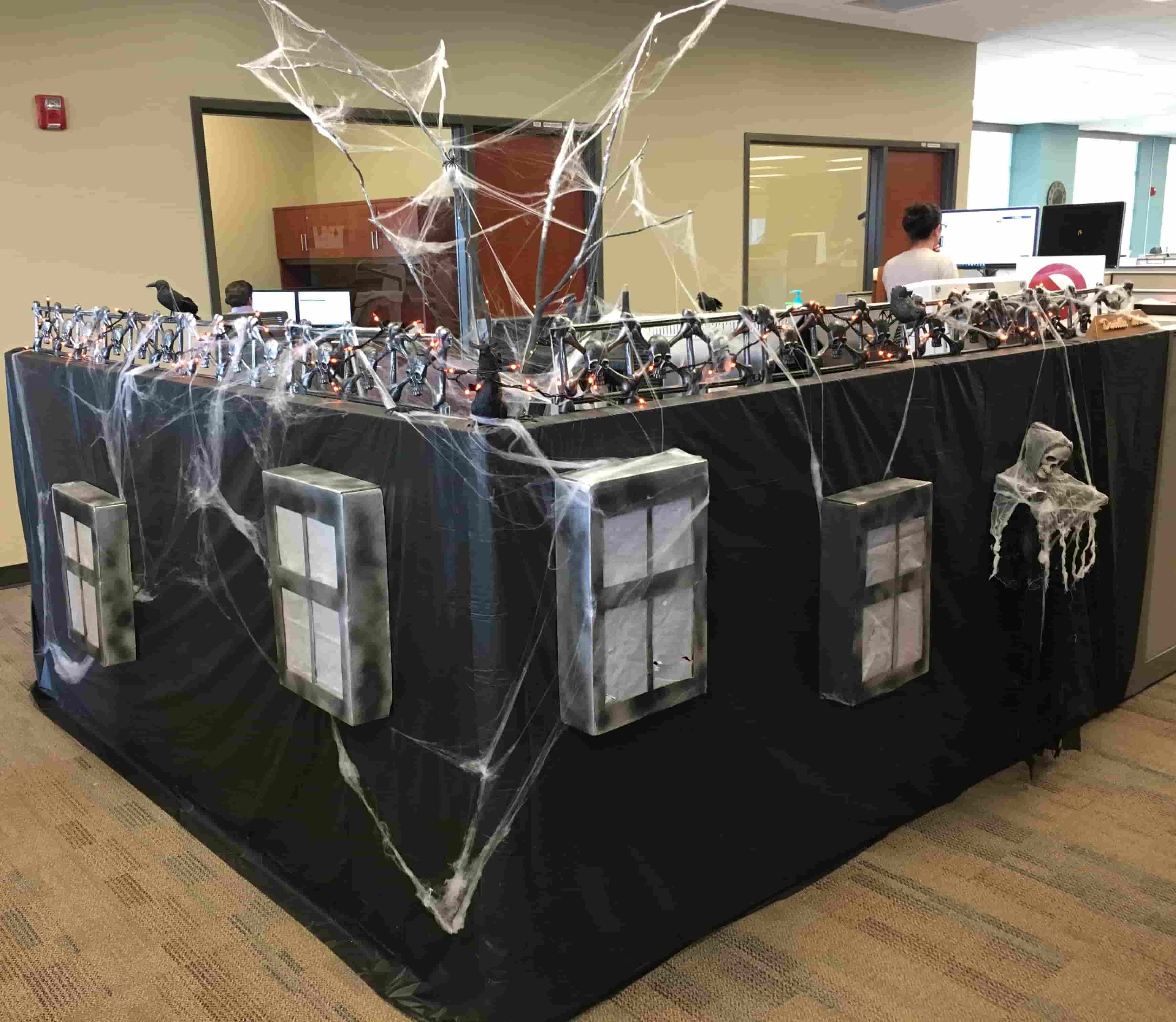 Spooky Halloween Office Decoration Ideas.