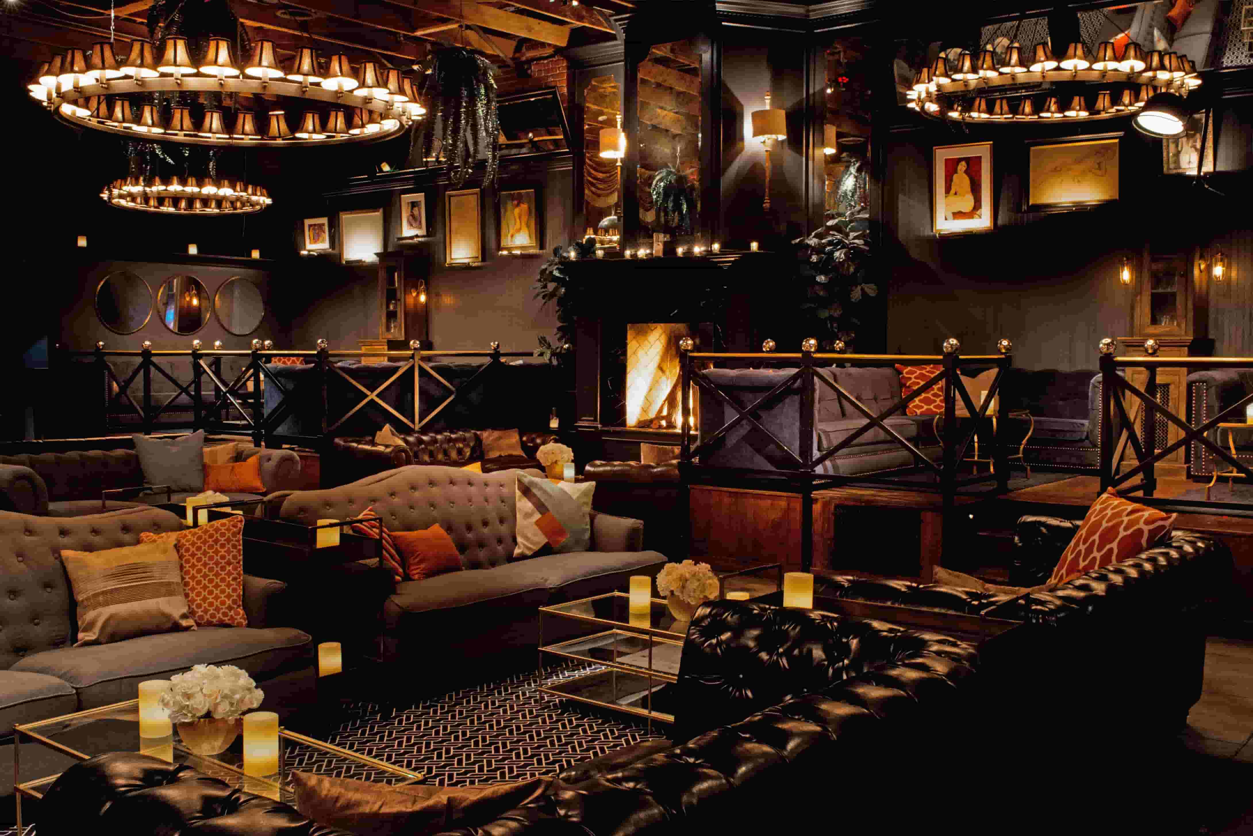 The Red Room Revisited  Basement bar designs, Speakeasy decor