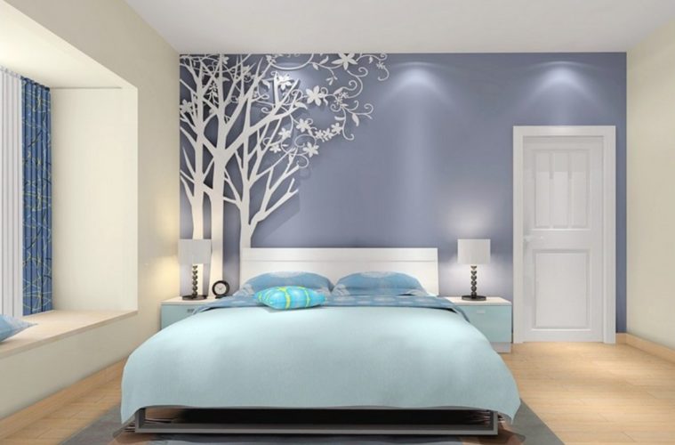 A Mesmerizing Accent Wall Of Bedroom Designs Ideas - Wall Design For Bedroom