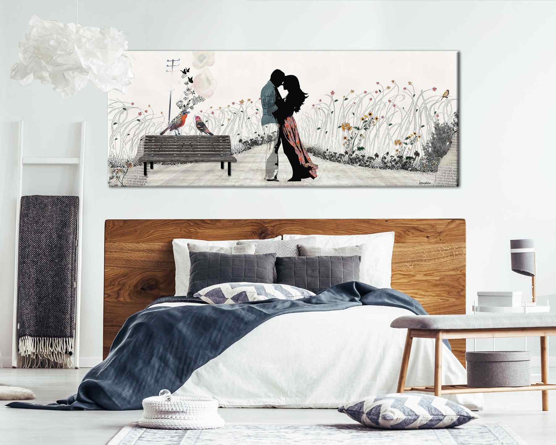 Most Beautiful Couple Bedroom Wallpapers Designs    2 