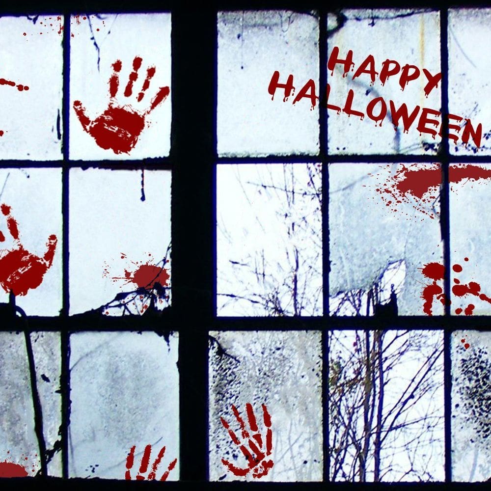  Halloween Windows Decoration