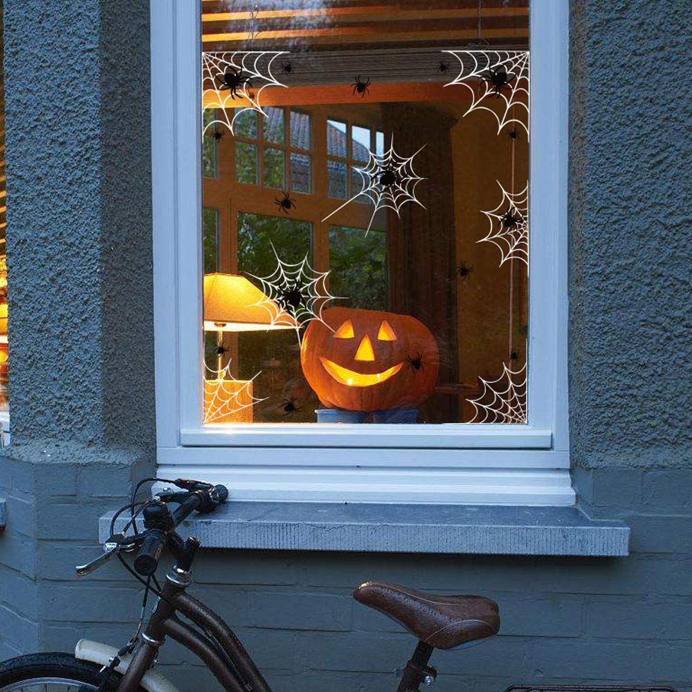 Spooky Halloween Windows Decoration Ideas