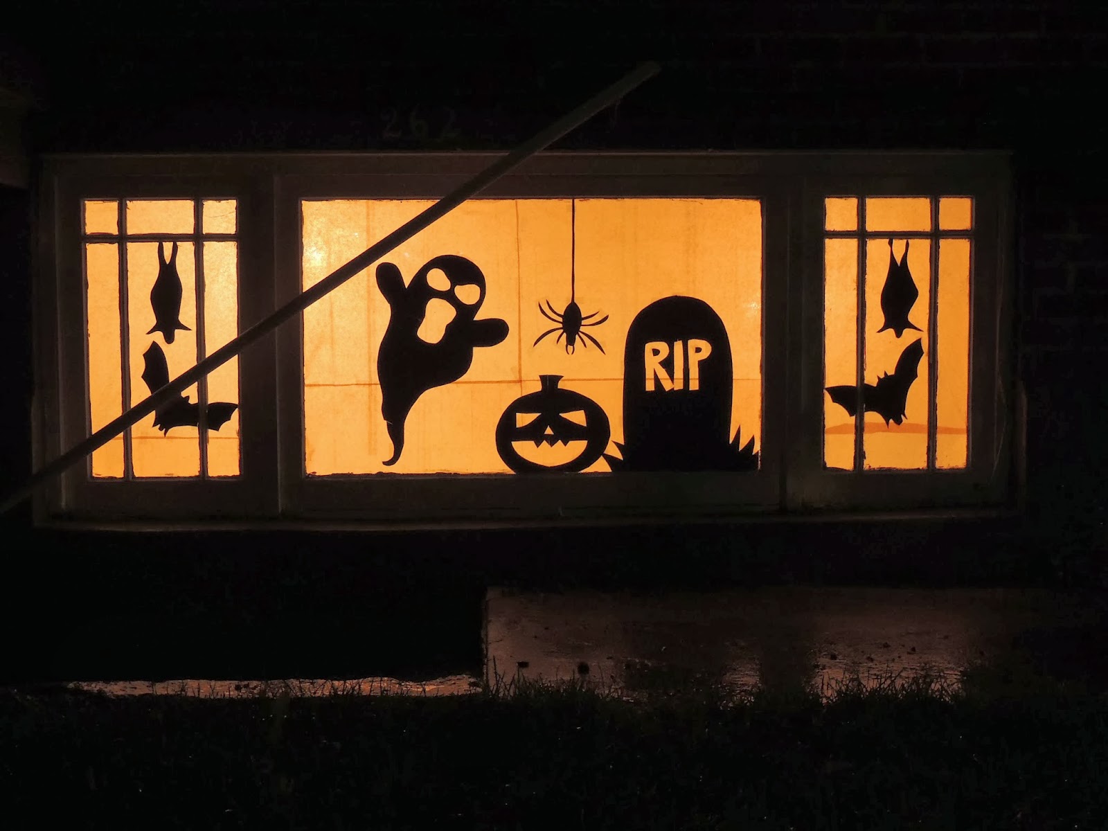  Halloween Windows Decoration