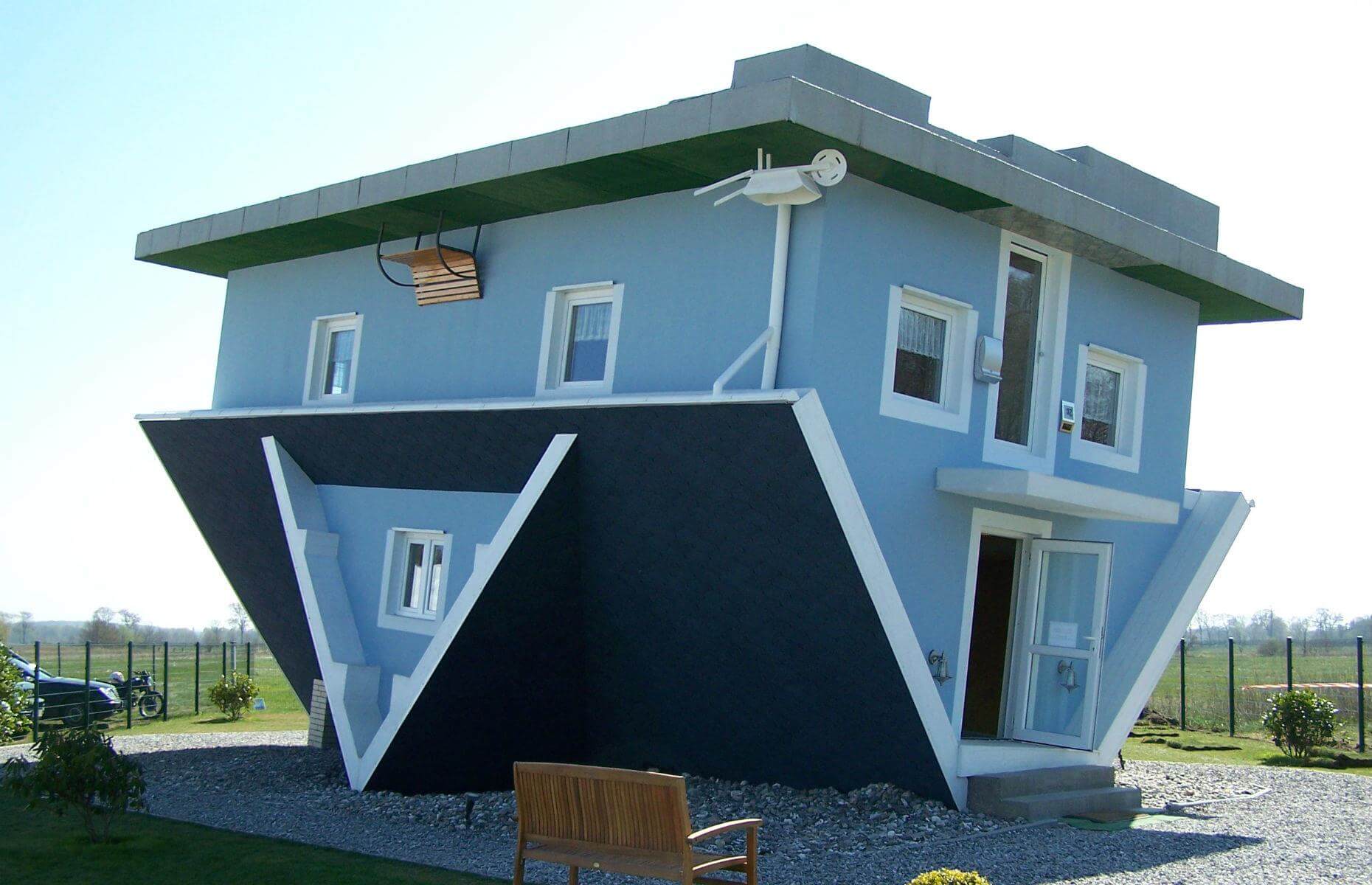 11 Upside Down House