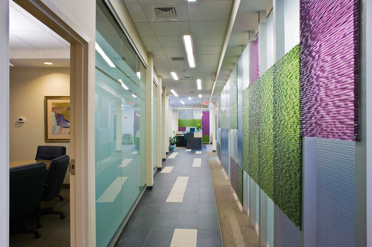 Corporate Office Feature Wall Designs