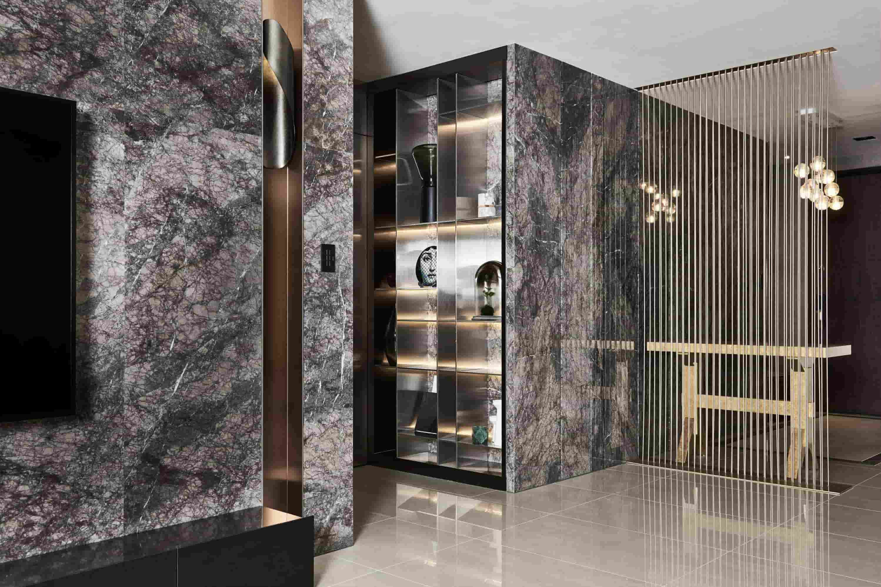 Luxurious Marble Wall for Living Room