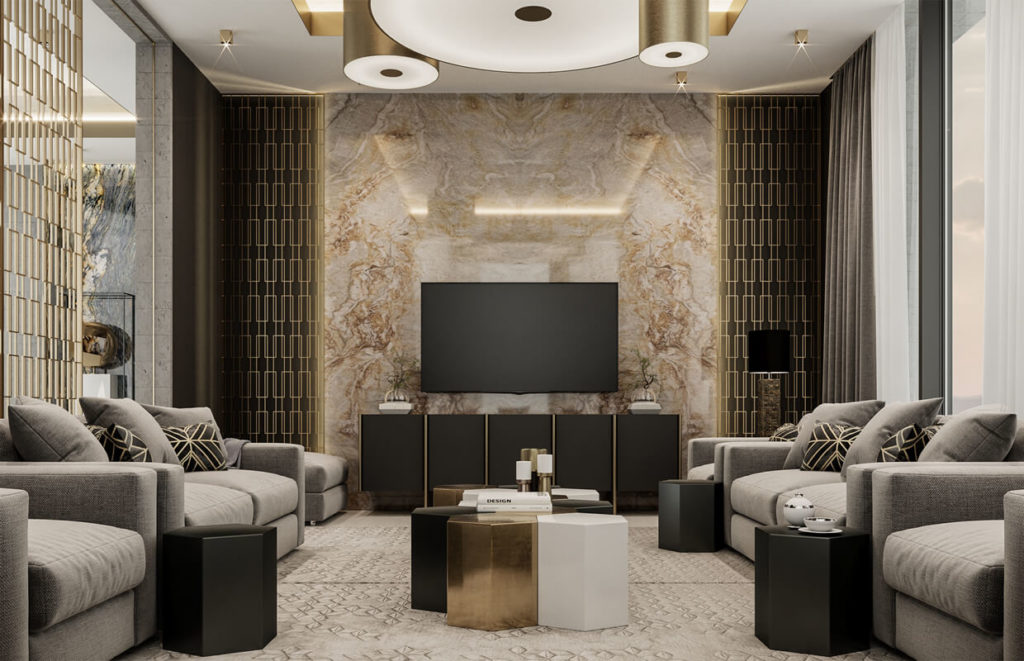 The Best Luxurious Marble Wall for Living Room