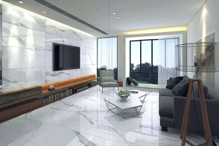 marble themed living room