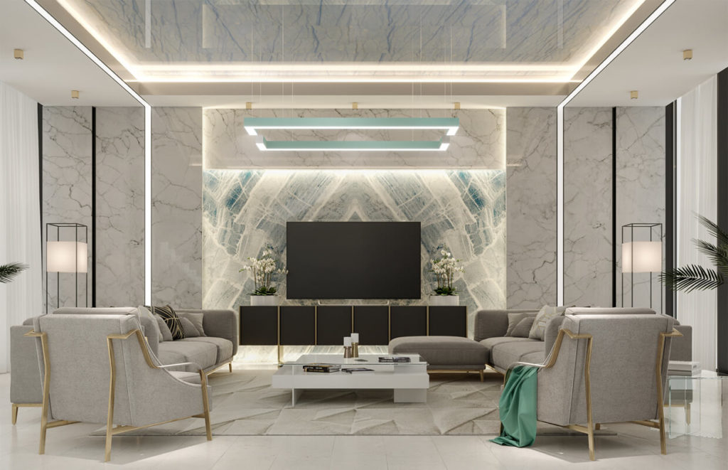 The Best Luxurious Marble Wall for Living Room