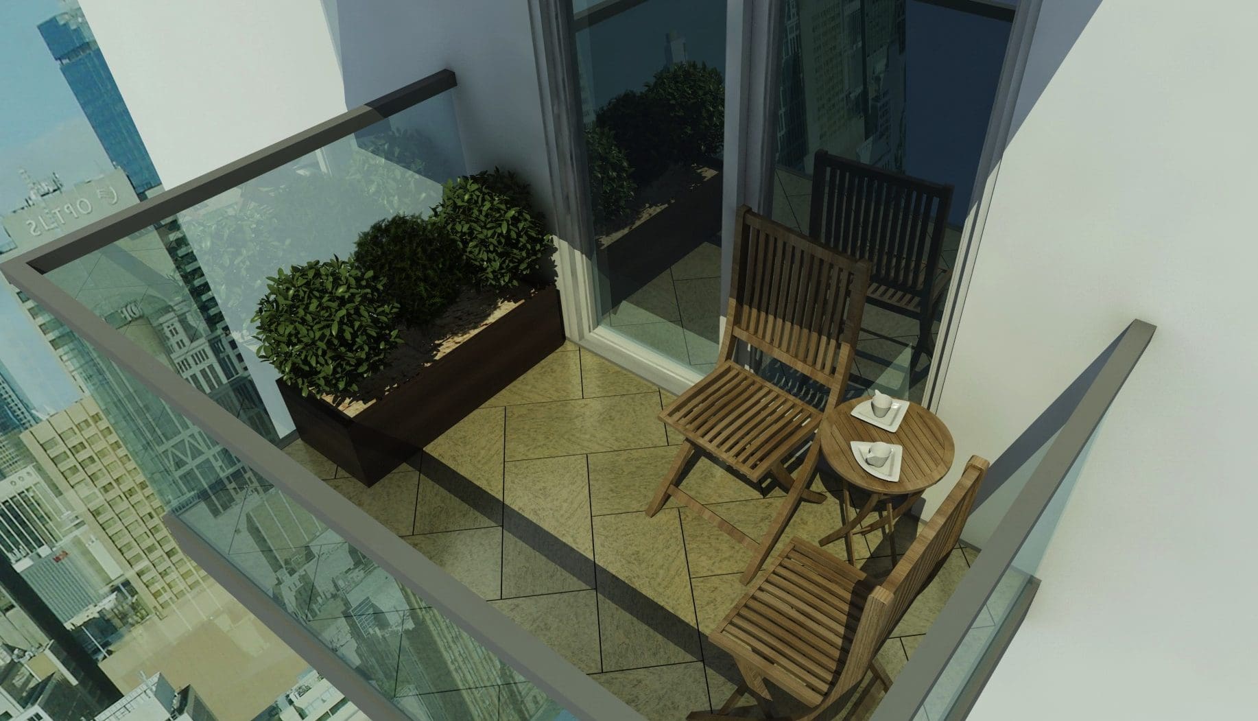 Small Balcony Decoration and Ideas 