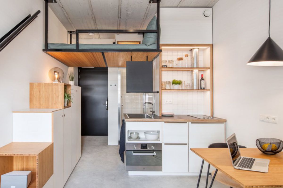 image of tiny kitchen design