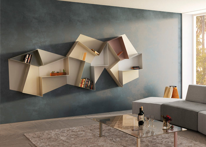 Decorative Modern Floating Shelves For, Modern Shelves Design For Living Room