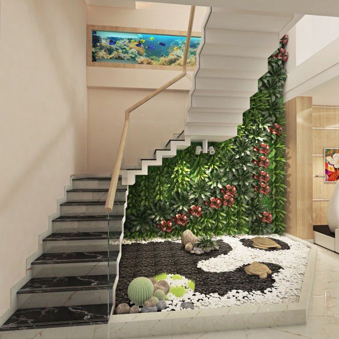 Indoor Garden Under Stairs