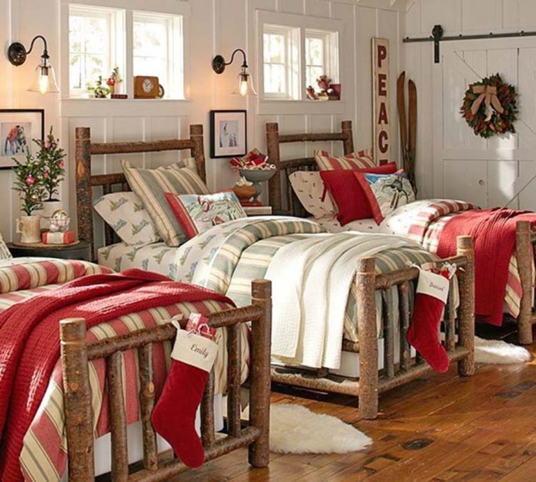 Attractive Kid's Room Decoration Design Ideas for Christmas