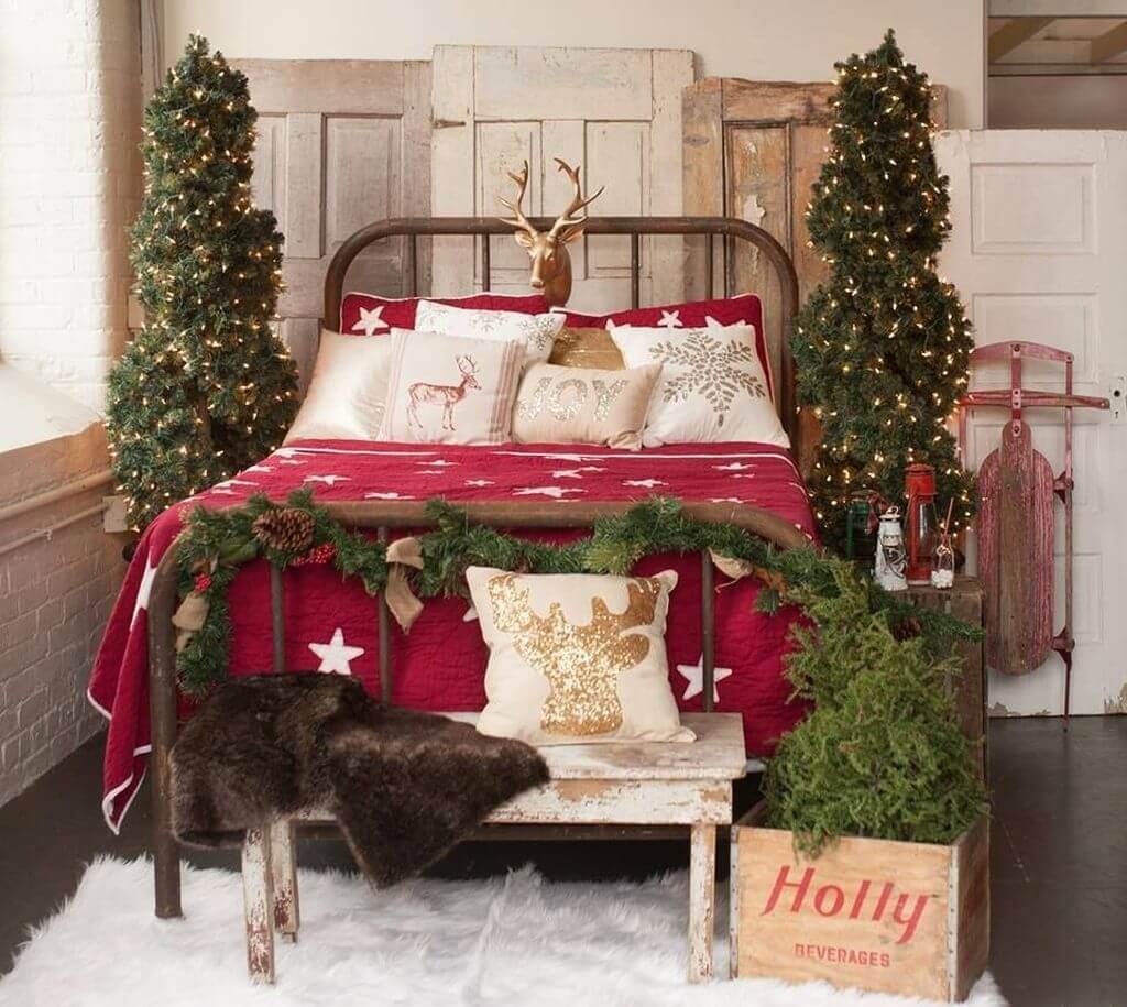 Christmas Bedroom Decoration