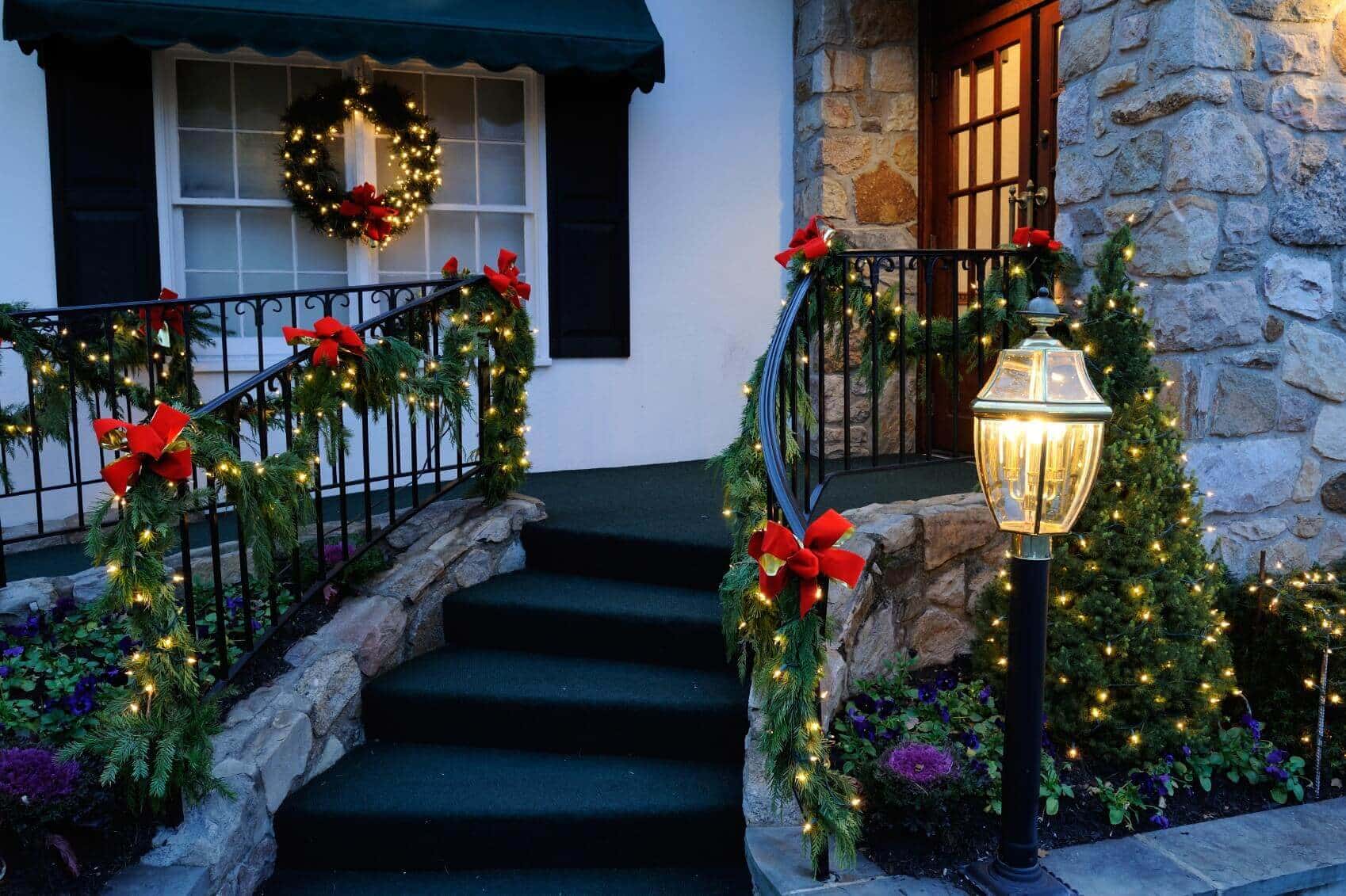 Home Entrance Decoration Ideas for Christmas