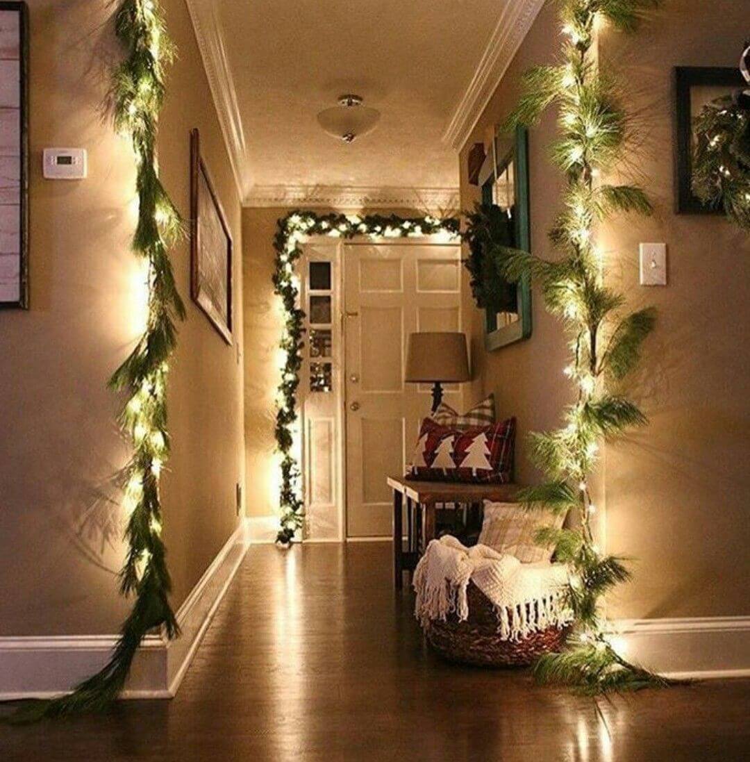 Home Entrance Decoration Ideas for Christmas